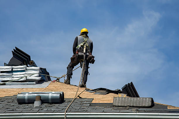Professional Roof Repair technician working in Clinton, CT